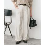 スラックス パンツ 「セットアップ可」ウォッシャブル2タックパンツ レディース