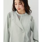 ブラウス シャツ 「新作」シアーレイヤーブラウス｜ウォッシャブル/オフィスカジュアル/オケージョン/防シワ/UVカット/給水速乾/限定カラー/春服/冬