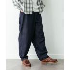 ジーンズ デニムライクイージーワイドパンツ メンズ