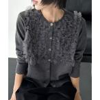 ショッピングワンピ カーディガン フロントフリルカーディガン レディース