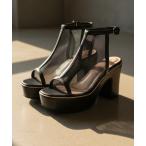 サンダル 厚底シアーブーツサンダル　ZOZOTOWN+オフィシャルサイト限定商品 レディース