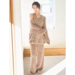 パジャマ ルームウェア シャギーロングパンツ レディース