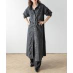 シャツワンピース デニムシャツ ワンピース