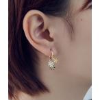 イヤリング カラー ブルーム イヤリング レディース