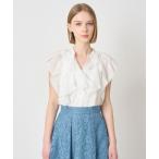 ショッピングローン ブラウス シャツ ライトローンラッフル ブラウス レディース