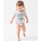  детская одежда детский комбинезон [ хлопок 100%][ ссылка ko-te][ baby ] Logo принт короткий рукав детский комбинезон 