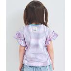ショッピング綿100 tシャツ 「綿100%」ガールズ アソートフリル ボーダーTシャツ キッズ 子供服 女の子