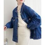 デニムジャケット gジャン ビッグシルエットデニムジャケット レディース