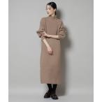 ショッピングニットワンピース 「NANO universe」 ニットワンピース FREE ベージュ レディース