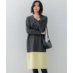 「23区 S」 ニットワンピース 32 ブラック レディース