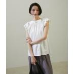 「SALON adam et rope'」 半袖ブラウス FREE オフホワイト レディース