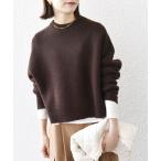 「SHIPS any」 長袖ニット ONE SIZE ブラウン レディース