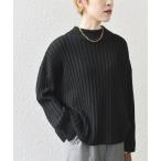 「SHIPS any」 長袖ニット ONE SIZE ブラック レディース