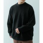 [ITEMS URBANRESEARCH] длинный рукав вязаный MEDIUM черный мужской 