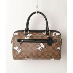 ショッピングcoach 「COACH」 ハンドバッグ「PEANUTSコラボ」 - ブラウン レディース