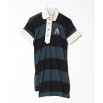 ショッピングボーダー 「Vivienne Westwood red label」 ボーダー柄シャツワンピース M ブラック レディース