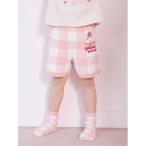 パジャマ 「KIDS」エアリーモコギンガムチェック柄ショートパンツ キッズ 子供