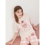 パジャマ ルームウェア エアリーモコモチーフジャガードプルオーバー レディース