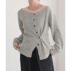 カーディガン 「Raffime」2wayスパンコールラメカーディガン レディース
