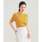 ニット セーター AK+1 / 18ゲージ ワイドリブ プルオーバー レディース