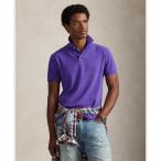 ポロシャツ カスタム スリム フィット メッシュ ポロシャツ メンズ