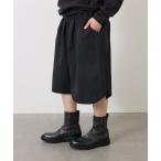 パンツ TCメモリーギャザーハーフパンツ レディース