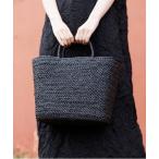 かごバッグ カゴバッグ 「kuros’別注」ラフィアマルシェ カゴバッグ Mサイズ