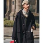 [EMMA CLOTHES] полупальто "даффл коут" M темный темно-синий мужской 