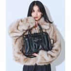 「JEANASIS」 ハンドバッグ FREE ブラック レディース