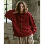 [Casper John] длинный рукав вязаный SMALL красный мужской 