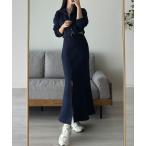 [Louere] выставить X-LARGE темно-синий женский 