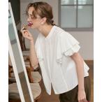 「BONLECILL noir」 半袖ブラウス FREE ホワイト レディース