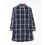 「FRED PERRY」 シャツワンピース 8 ネイビー レディース