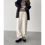 [CANAL JEAN] тренировочный брюки ONE SIZE крем женский 