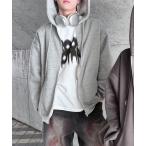 [Figments] Zip выше Parker X-LARGE. серый женский 