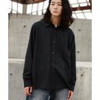 ショッピングネルシャツ 「WYM LIDNM」 長袖ネルシャツ S ネイビー メンズ