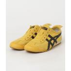 「Onitsuka Tiger」 ローカットスニーカー 23.5 イエロー×ブラック メンズ