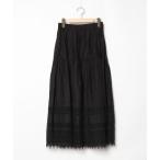 「SLOBE IENA」 ロングスカート - ブラック レディース