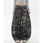 ショッピングカーゴパンツ カーゴパンツ ウルトラワイド カモカーゴバギーパンツ メンズ レディース