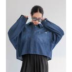 ショッピングデニム ブラウス シャツ 「HEREIAM」MIDデニムシャツ レディース