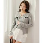 tシャツ コンパクトカーデ+ベアビスチェセット レディース