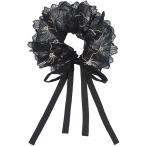 ショッピングシュシュ シュシュ 「sweetコラボ」　リボンレースシュシュ