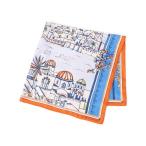 スカーフ バンダナ 「別注」manipuri VIEW シルクスカーフ レディース