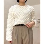 ブラウス シャツ フラッフィーバルーントップ レディース