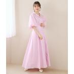 ワンピース 2026春夏新作 パフスリーブシャツワンピース