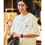 tシャツ 限定展開 KAVU×FREAK'S STORE/カブー 別注 STORATECH ワンポイント刺繍 クルーネック ポケットTシャツ