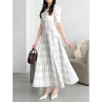 ワンピース フロントボタンコルセットワンピース