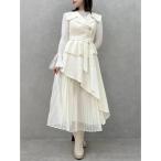 ワンピース アシメプリーツトレンチワンピース