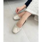 「ORiental TRaffic」 バレエシューズ 39 ゴールド レディース