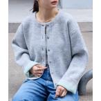 [MONO-MART] вязаный кардиган FREE серый мужской 